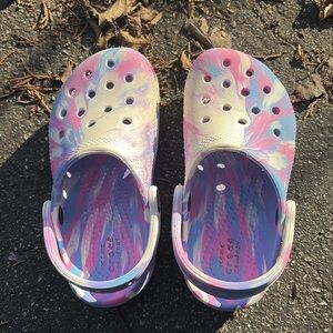 Crocs Tie Dye Toddler 10 VGUC